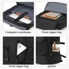 Hachikiko Anti-Theft Laptop Backpack with Shoe Compartment - Convertible Business Hiking Travel Bag, Durable Nylon Daypack for Men & Women - 2 of 4