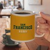 University of San Francisco Secondary Logo Ceramic Coffee Mug Novelty Gift Mugs for Coffee Tea and Hot Drinks 11oz White - 4 of 4