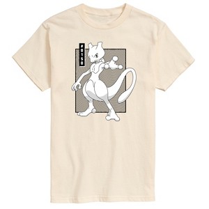 Men's - Pokémon - Mewtwo Manga Short Sleeve Graphic T-Shirt - 1 of 3