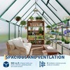 6X9FT Polycarbonate Greenhouse, Heavy Duty Aluminum Walk-In Greenhouses with Roof Vent, Outdoor Plant Greenhouse for Garden Backyard - 3 of 4