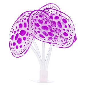 Unique Bargains Simulation Glowing Silicone Aquarium Simulation Coral - 1 of 4