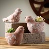 Sullivans 3.5" Terracotta Bird Figurine Set of 2 - 3 of 3