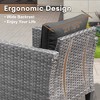 Ovios Tampa 8pc Wicker Outdoor Patio Furniture Conversation Sofa Set with Swivel Chairs and Cushions - 4 of 4