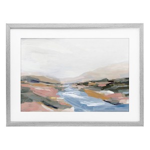 Stupell Industries Vibrant Landscape Fade Framed Print Under Glass - 1 of 4