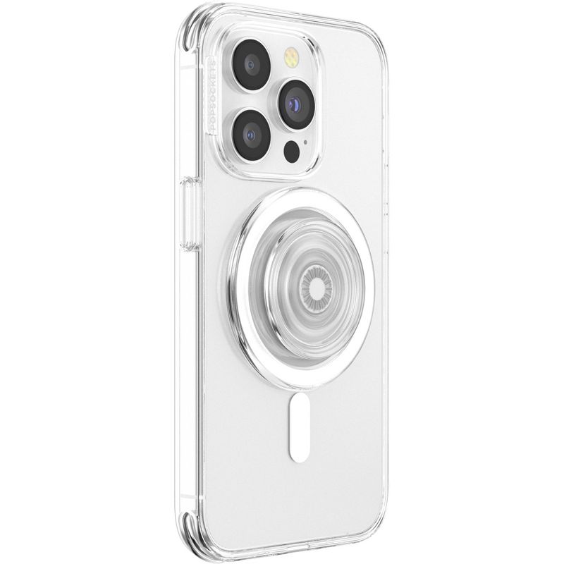 PopSockets Magnetic Phone Grip&#160;with&#160;MagSafe,&#160;Magnetic&#160;Adapter Ring&#160;Included - Clear, 5 of 9