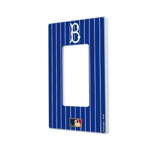 MLB Cooperstown East Teams Pinstripe Hidden-Screw Light Switch Plate for Single Rocker - 1 of 4