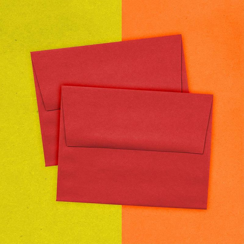 JAM Paper 50pk Brite Hue A2 Envelopes 4.375" x 5.75", 4 of 6