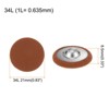 Unique Bargains Metal Shank Round Cloth Covered DIY Sewing Buttons 20 Pcs - 2 of 4