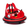 TopComfy Baby Walkers Kids Bumper Car 360 Degree Rotation Function Anti Collision Buffer Design Safety Belt for Kids, Red, 25.59"*25.59"*10.63" - 2 of 4