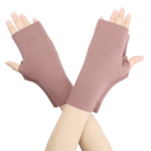 INSPIRE CHIC Women's Fingerless Lightweight Arm Warmers 1 Pair - 1 of 4