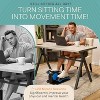 Lifepro AutoGlide Under Desk Elliptical – Quiet Seated Pedal Exerciser with Remote Control 10 Speed Levels & Forward/Reverse Motion for Home, Office - 3 of 4