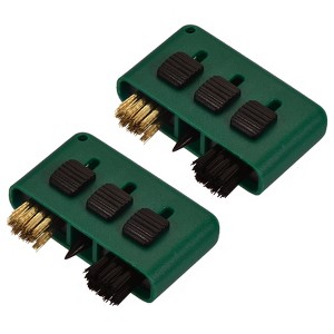 Unique Bargains Portable 3 in 1 Retractable Dust Groove Cleaning Tool Golf Club Brushes 2 Pcs - 1 of 4