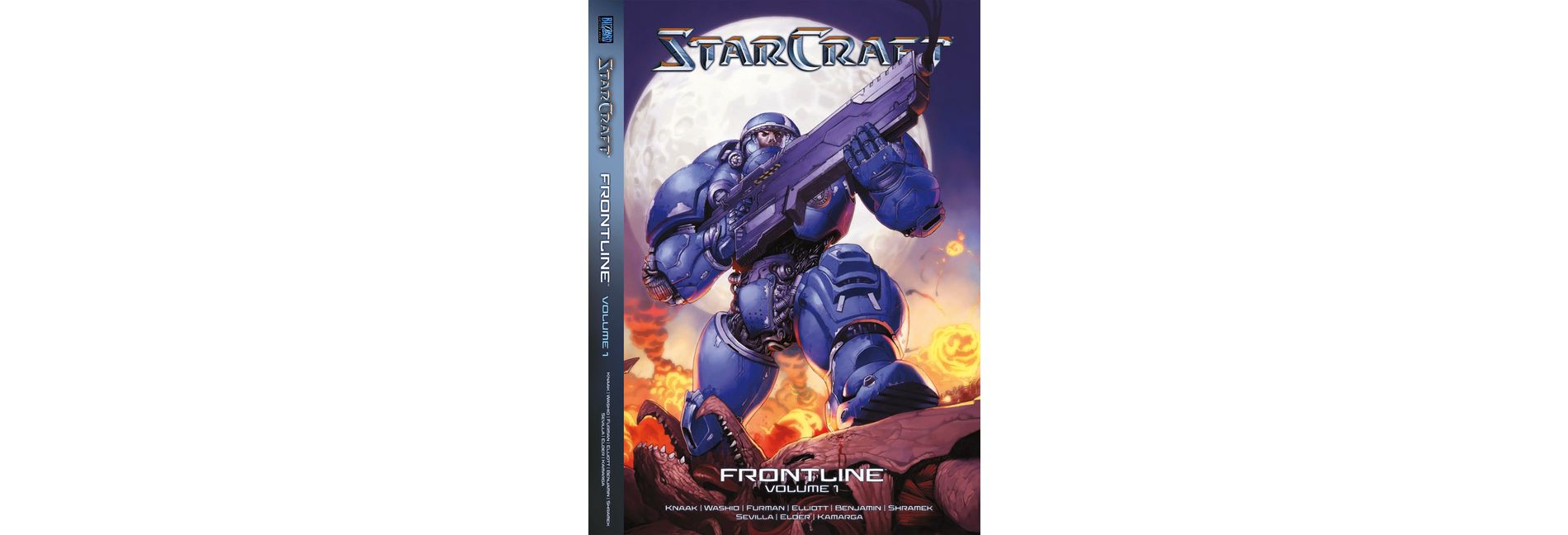 Starcraft: Frontline Vol. 1 - (Blizzard Manga) by  Josh Elder & Ramanda Kamarga & Naohiro Washio & Richard A Knaak & Paul Benjamin (Paperback)