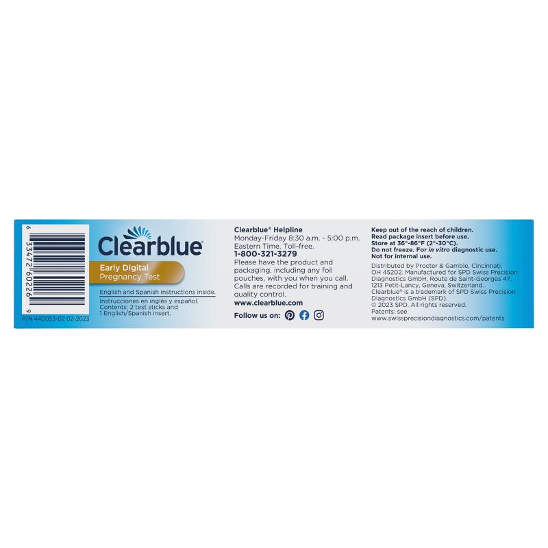 Clearblue Digital Pregnancy Test, 4 of 20