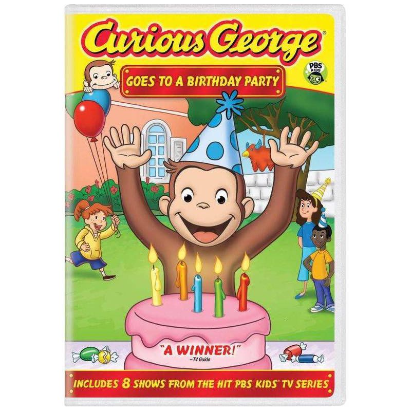 Curious George Goes to a Birthday Party (DVD), 1 of 2