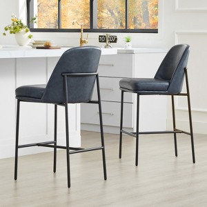 Spruce&Spring Modern 27 inch Counter Height Bar Stool Set of 2 - 1 of 4