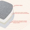 ChicFurnit 2PCS Seat Cushion Trapezoid Size Premium Soft Cotton Filling Non Slip Design Comfortable Durable for Living Room, Black, 17"*16.5"*2.2" - 3 of 4