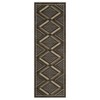 Garvee Modern Geometric Area Rug Soft Non Slip Foldable Accent Rug Washable Low Pile Rug - 3 of 4