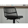 PAGED Set of 2 Rattan Bar Stools, 360 Swivel Bar Chair with Footrest, Counter Stools for Home Pub - 3 of 4