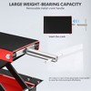 Motorcycle Scissor Lift Jack, Motorcycle Scissor Jack Steel Wide Deck Hoist Crank Center Stand, 1100 LBS Capacity Motorcycle Lift - 4 of 4