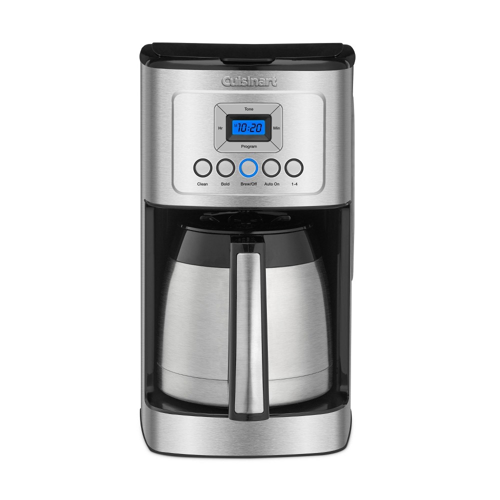 Cuisinart 12 Cup Thermal Carafe PerfecTemp Programmable Coffee Maker Silver