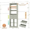 Aheaplus Closet Organizer with 2 Wooden Drawers, Walk-in Closet System with 5 Hang Rods & shelves - 3 of 4
