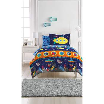Full Submarine Kids' Bed in a Bag Navy - Dream Factory