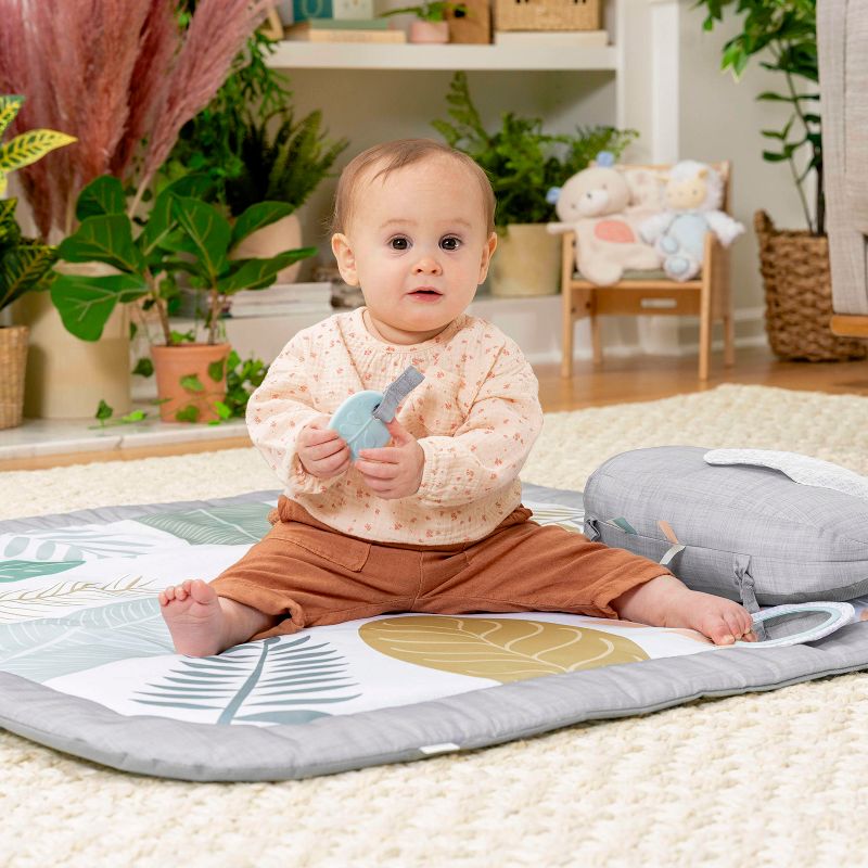 Ingenuity Sprout Spot Baby Milestone Play Mat Tummy Time Gym, 4 of 14