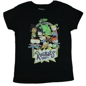 Seven Times Six Rugrats T-shirt Women's Character Group Design Graphic Short Sleeve Tee - 1 of 4