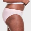 Hanes Women's 6+1 Bonus Pack Pure Comfort Organic Cotton Hipster Underwear - Colors May Vary - 4 of 4
