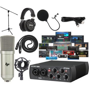 PreSonus AudioBox 96 25th Anniversary Studio Bundle – USB/MIDI Interface, Mic, Headphones & DAW - 1 of 4