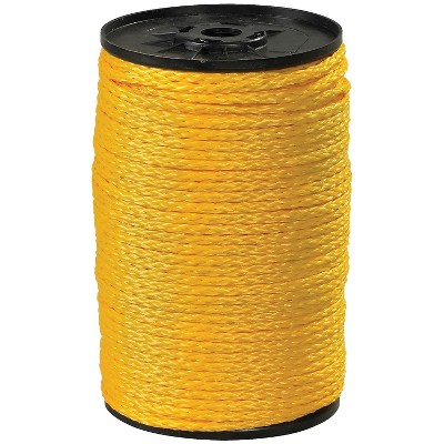 Partners Brand Polypropylene/PP Rope .187" x 1000 ft. Yellow (TWR113)