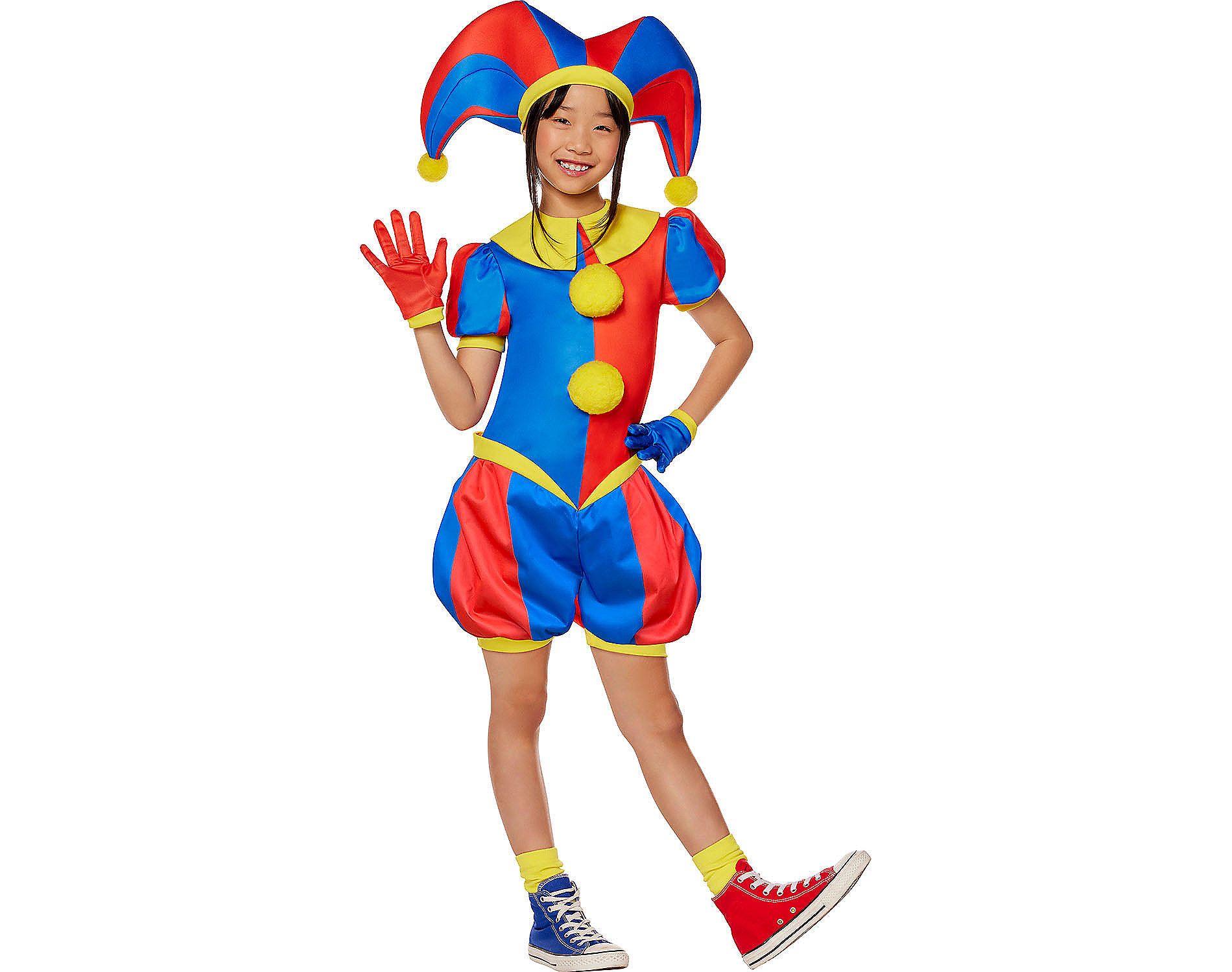 Digital Circus Kids' Pomni Halloween Costume Jumpsuit