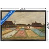 Trends International Flower Beds in Holland by Vincent van Gogh Framed Wall Poster Prints - 3 of 4