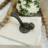 VIP Metal 4 in. Black Double Wall Hook - 3 of 4