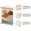 36x24 36x48 36x12 Poster Frame Magnetic Wood Wooden Hanger Photo Canvas Art Wall Hanging Teak Color - 3 of 4