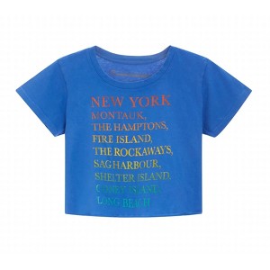 Women's Wo's New York Beaches Cropped Tee - PRINCE PETER - 1 of 1