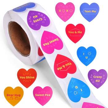 Fun Little Toys Valentine's Day Stickers, 500 pcs