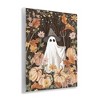 Stupell Industries Ghost in Floral Pumpkin Patch Wall Plaque Art - 2 of 4