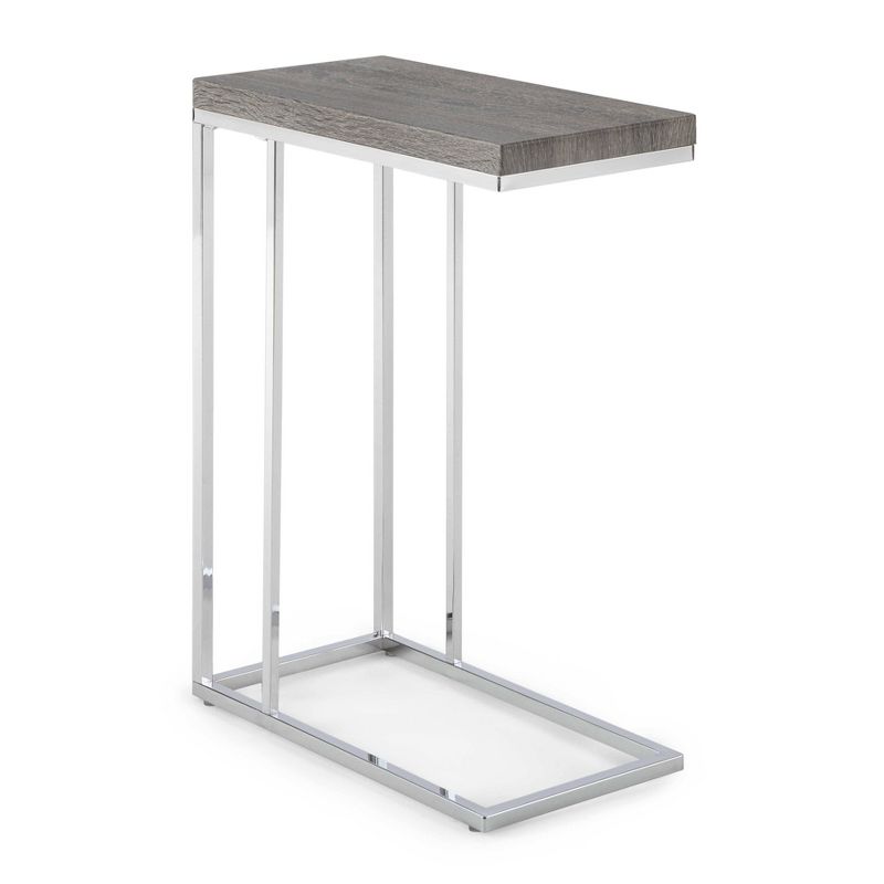 Lucia Chairside End Table Gray/Brown - Steve Silver, 3 of 5