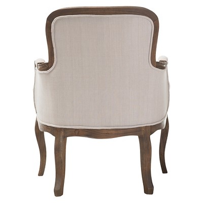 Napoleon Traditional French Accent Chair with Ash Wood Frame