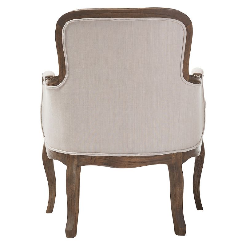 Napoleon Traditional French Accent Chair Ash - Baxton Studio, 6 of 8
