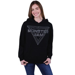 Monster Jam Women's Fleece Drop Shoulder Pullover Hoodie Adult - 1 of 4
