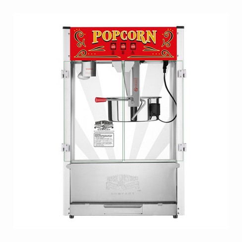 Great Northern Popcorn Red 6 oz. Ounce Foundation Old-Fashioned Movie  Theater Style Popcorn Popper