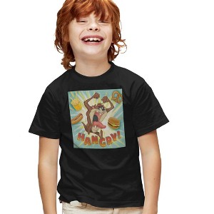 Boys' Short Sleeve Looney Tunes Taz Hangry T-Shirt - 1 of 4
