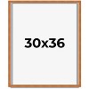 PosterPalooza | Classic Brown Picture Frame - UV Acrylic, Foam Board Backing, Hanging Hardware - 2 of 4