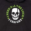 Men's - Instant Message - Need All The Luck I Can Get Graphic Fleece Pullover Hoodie - 2 of 4