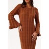 Petal and Pup Womens Colter Long Sleeve Maxi Dress - 4 of 4