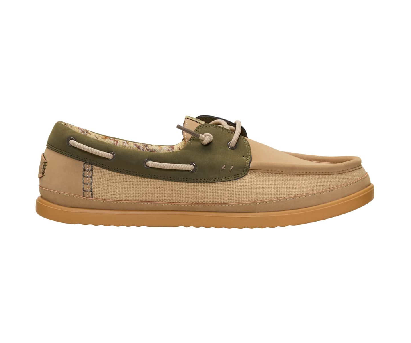 HEYDUDE Men Harbor Lo Craft Summer, Craft Olive Grey, 11, цвет: Оливковый — фото 1