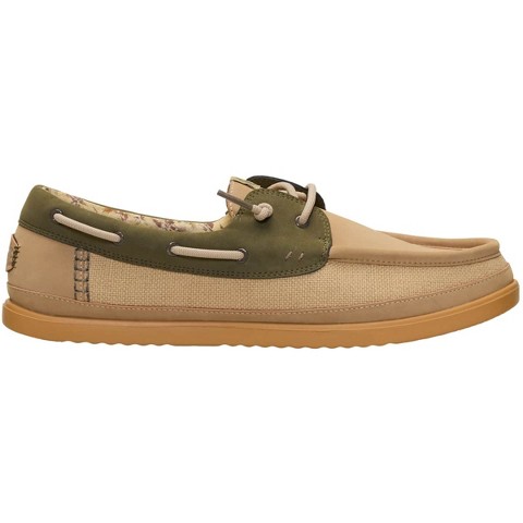 HEYDUDE Men Harbor Lo Craft Summer , Craft Olive Grey, 11